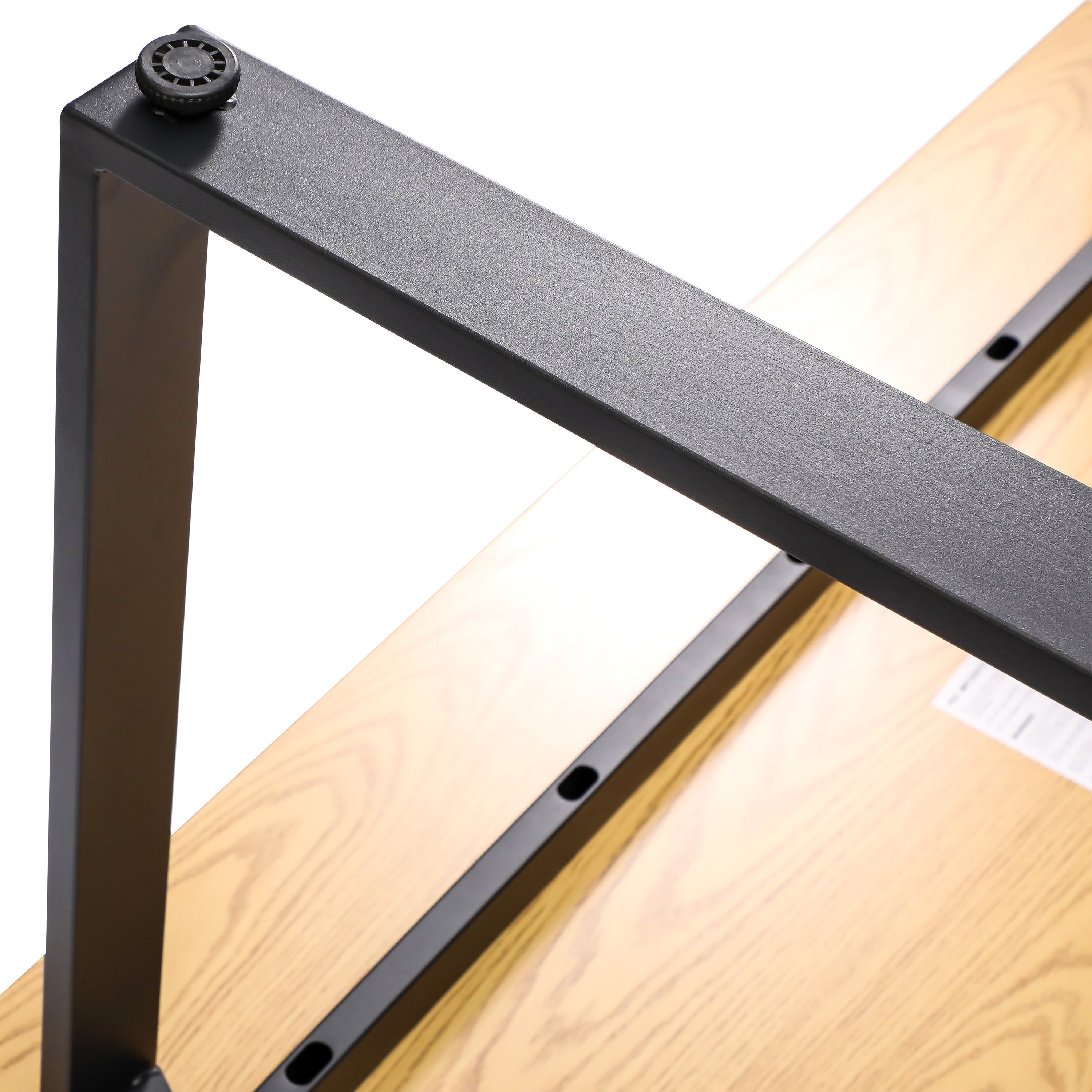 FLASH Commercial Conference Table 152x76cm Double-Sided Laminate U-Frame Steel Base