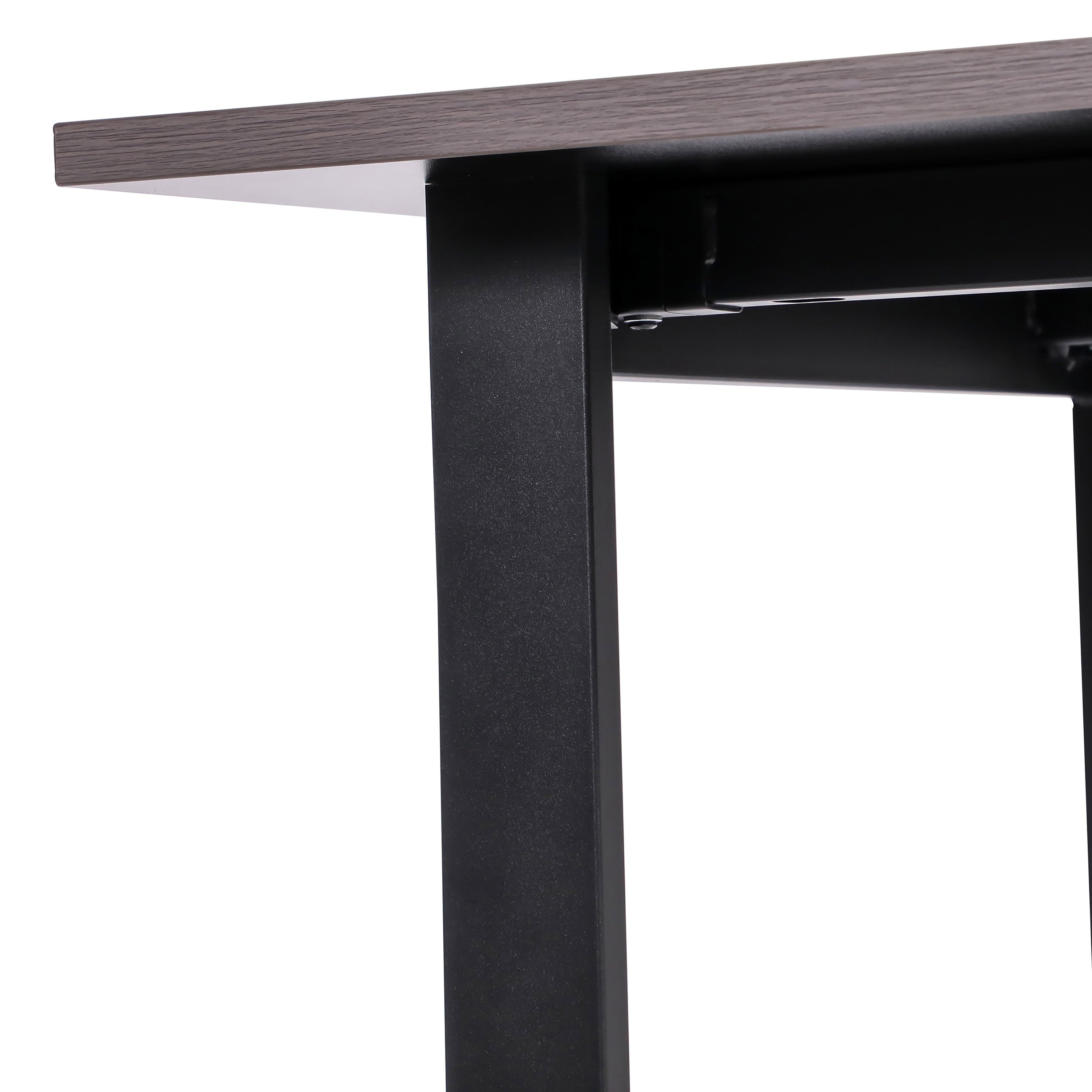 FLASH Commercial Conference Table 152x76cm Double-Sided Laminate U-Frame Steel Base