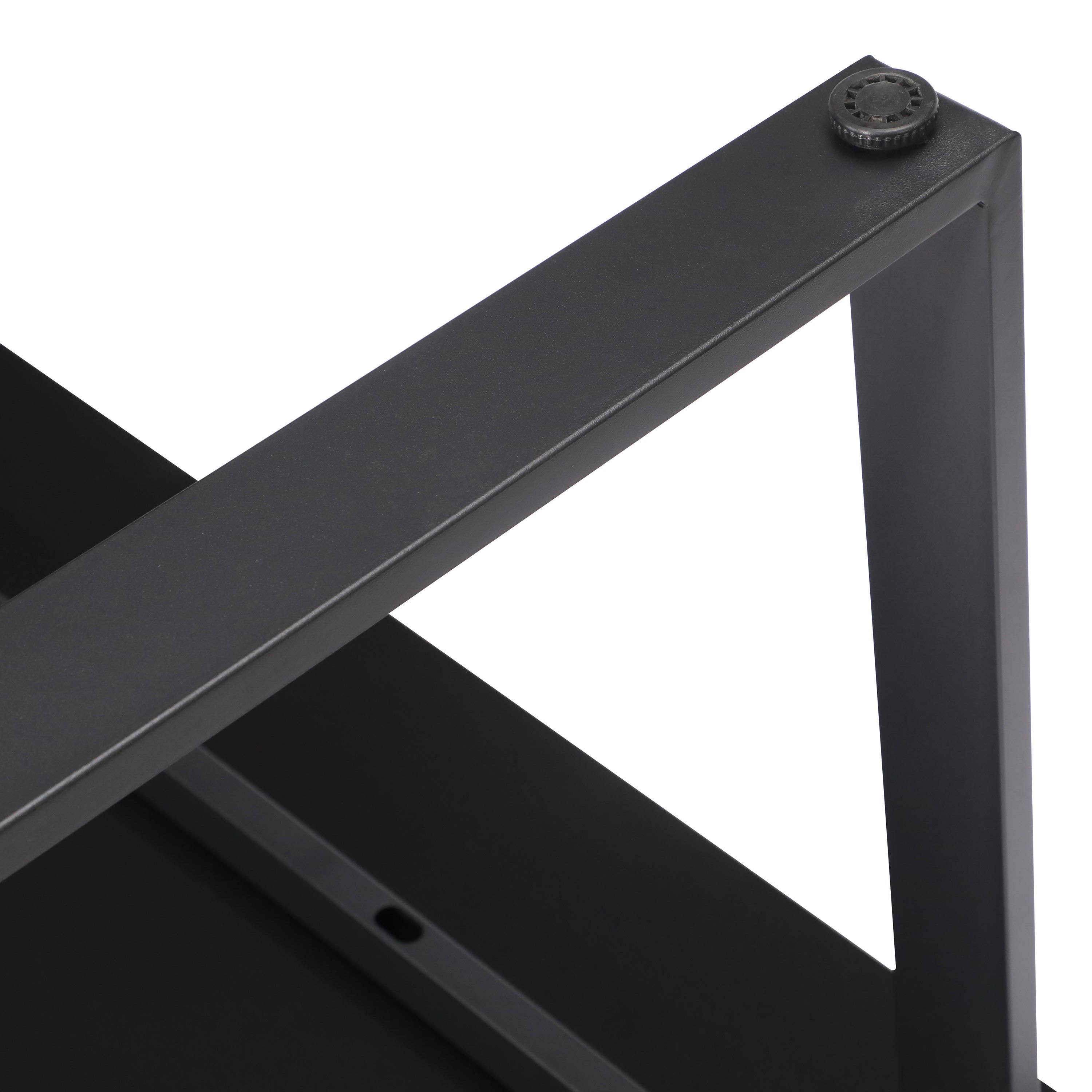 FLASH Commercial Conference Table 152x76cm Double-Sided Laminate U-Frame Steel Base