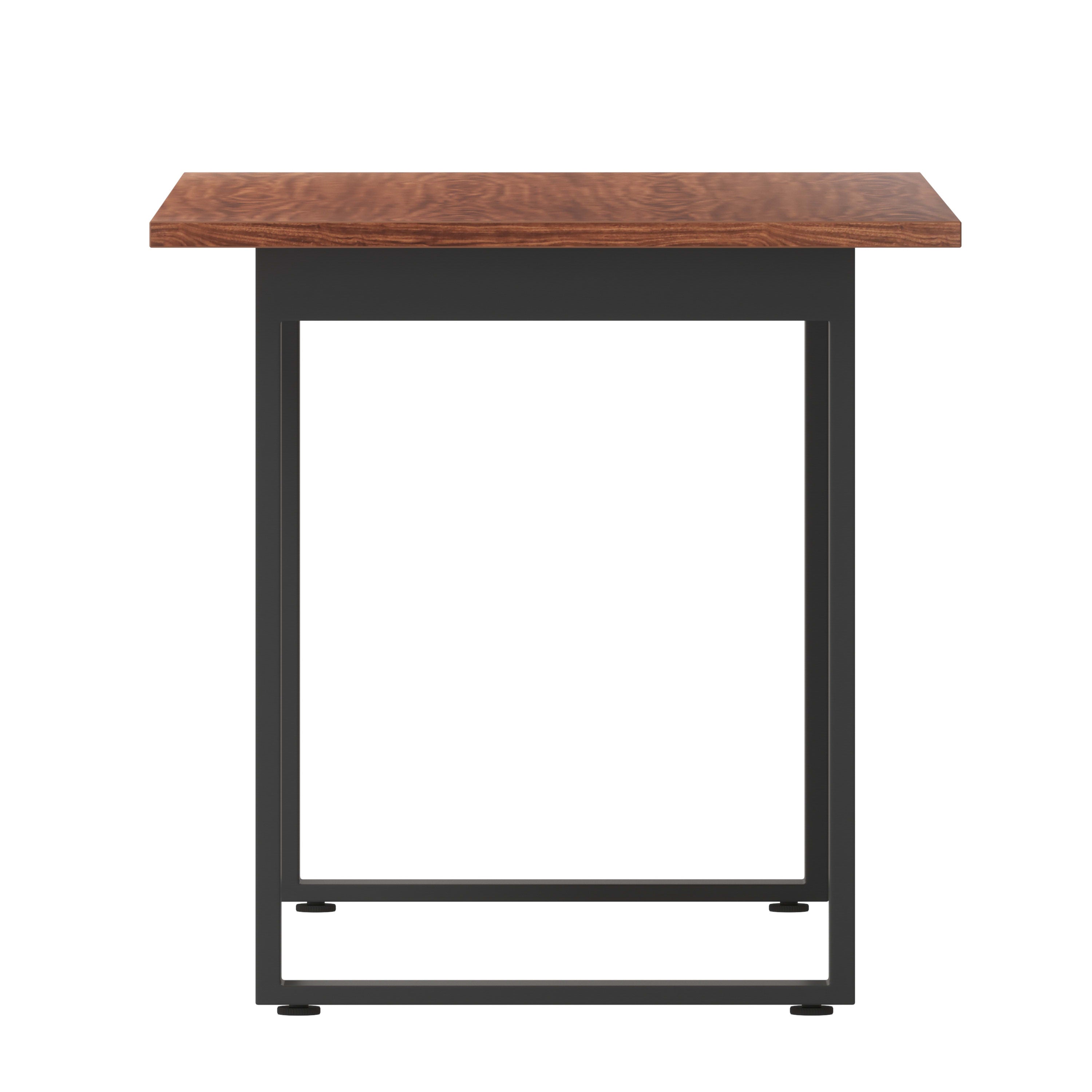 FLASH Commercial Conference Table 152x76cm Double-Sided Laminate U-Frame Steel Base