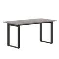 FLASH Commercial Conference Table 152x76cm Double-Sided Laminate U-Frame Steel Base