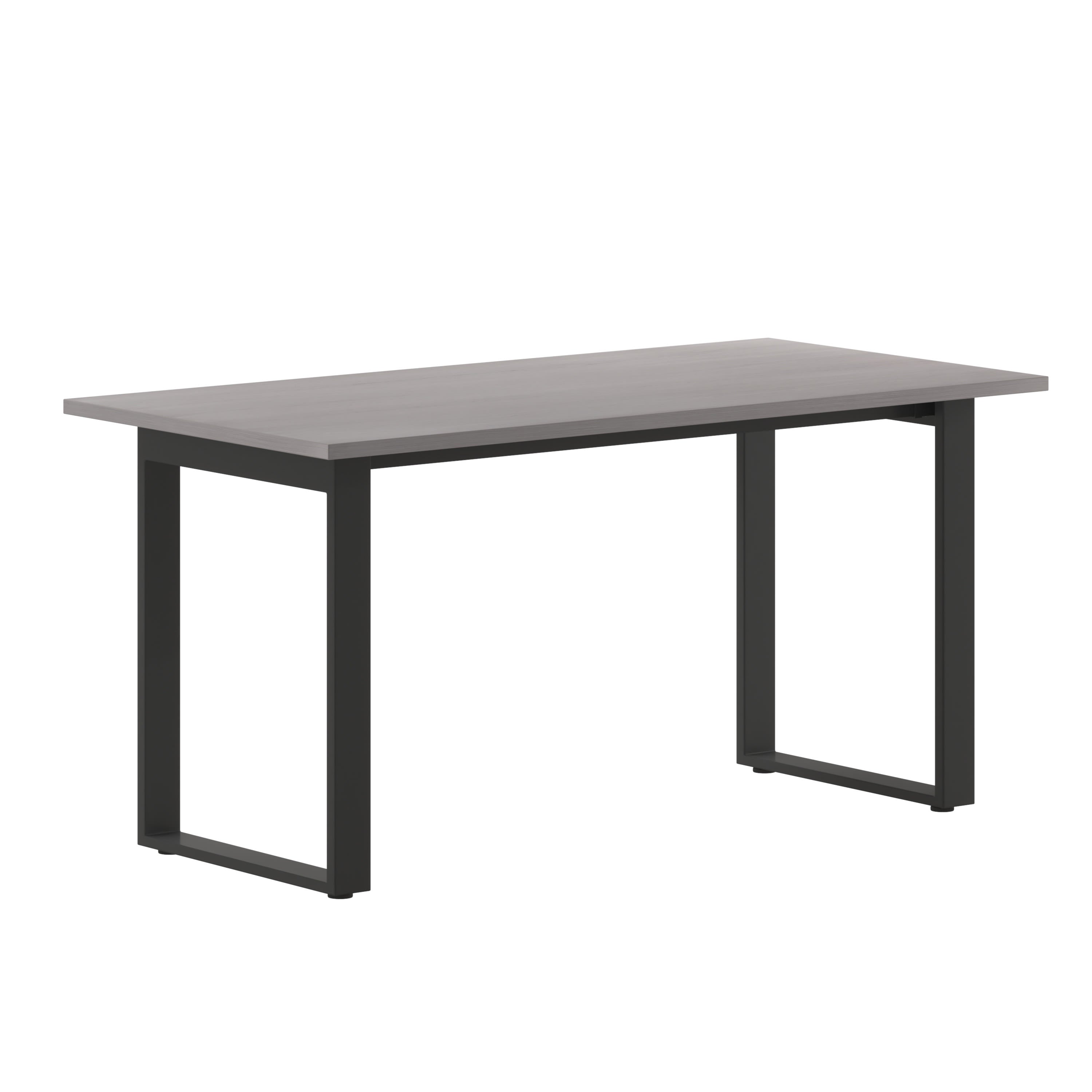 FLASH Commercial Conference Table 152x76cm Double-Sided Laminate U-Frame Steel Base